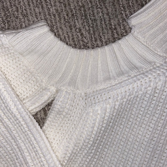 cold shoulder mock turtleneck sweater - Picture 2 of 3